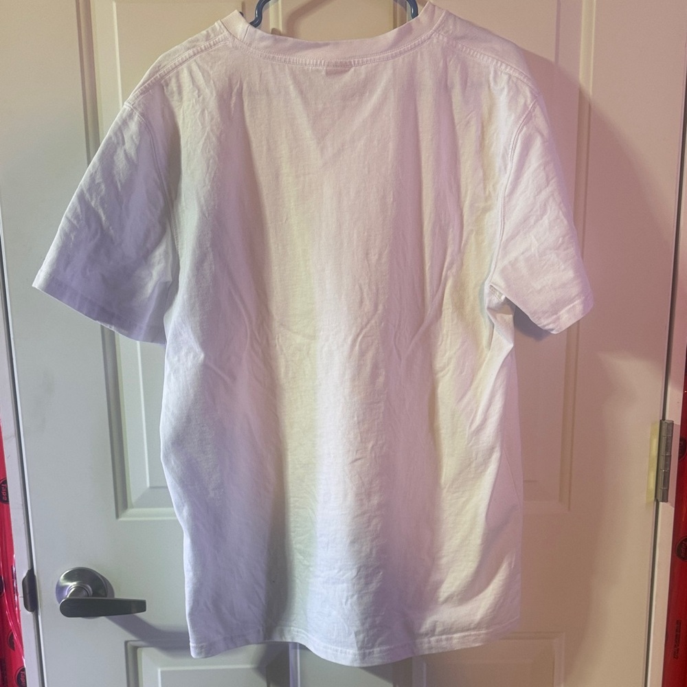 Lushanghai Men’s White shirt with floral graphic- XL - Picture 5 of 5